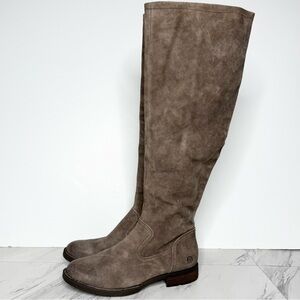 Born Britton Gray Distressed Suede Over the Knee Boot 8 1/2 M